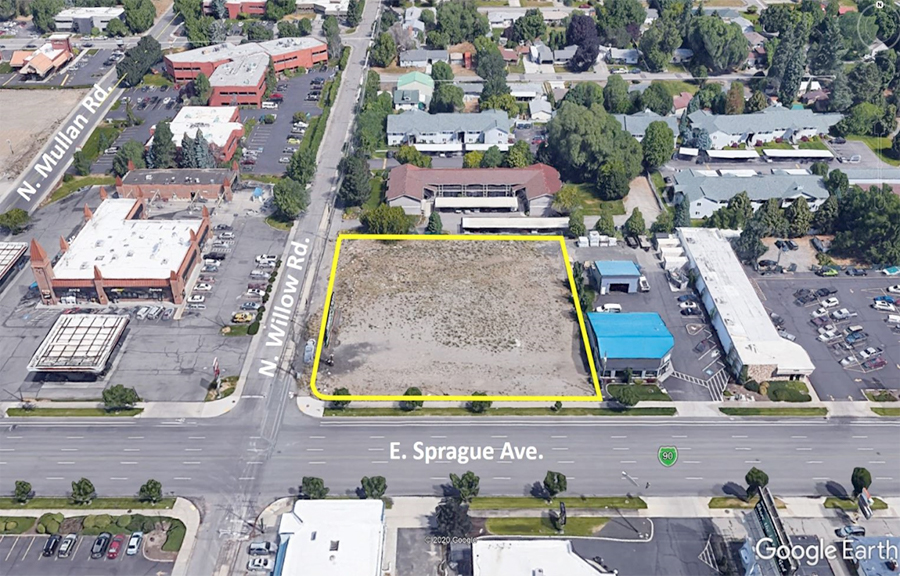 Corner of Sprague and Willow